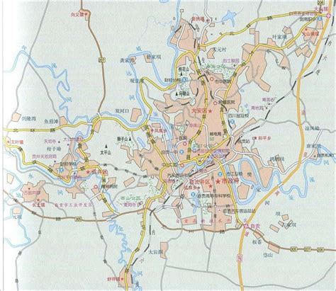 自贡地图全图高清版大图下载-四川自贡地图最新版完整版 - 极光下载站