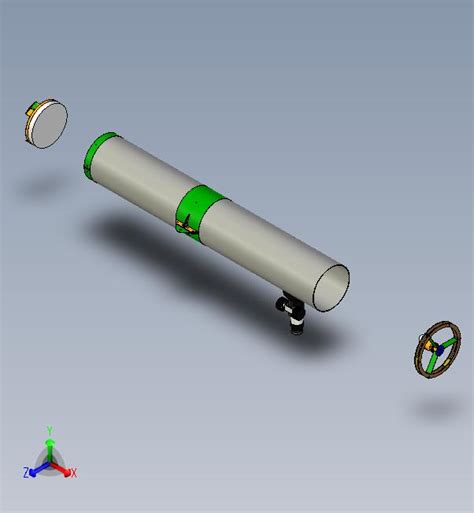 牛顿式反射望远镜diy_STEP_模型图纸免费下载 – 懒石网