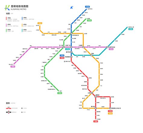 昆明地铁高清规划图及一至六号线最新建设进度 - 导购 -云南乐居网