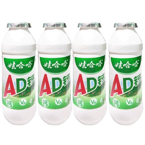 娃哈哈小AD钙奶饮料100g*6瓶哇哈哈学生牛奶酸奶饮品批发营养早餐-阿里巴巴