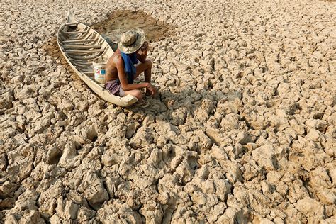 柬埔寨遭遇百年大旱_手机凤凰网