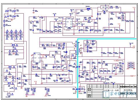 康佳液晶电源三合一板35022355板电路图 - 家电维修资料网