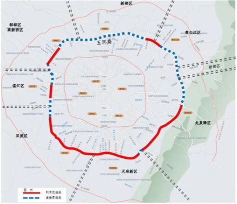 成都新都区规划地铁覆盖图，加上边边角角，辖区内共有13条轨道交通_线路