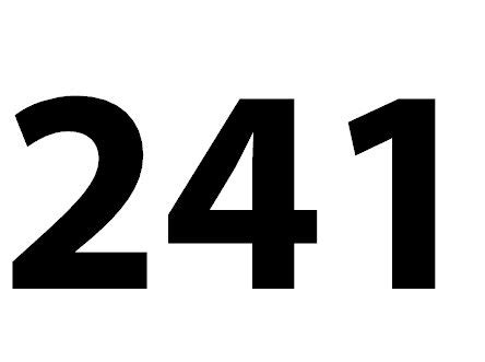 241 — двести сорок один. натуральное нечетное число. 53е простое число ...