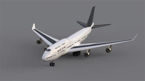 波音747完整模型_STEP_模型图纸下载 – 懒石网