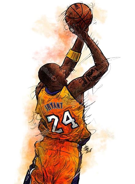 科比插画背景素材 - NBA - 易图网