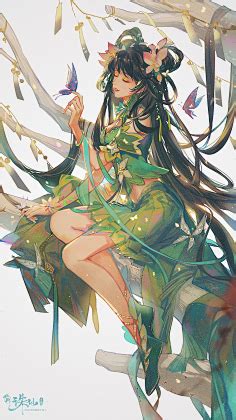 贼好看的CG插画类图片