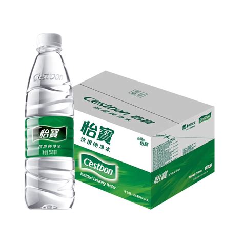 怡宝纯净水矿泉水555ml*24瓶整箱小瓶装 批量支持logo标签贴-阿里巴巴
