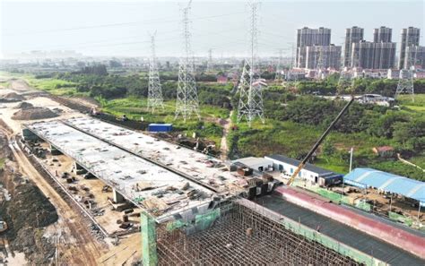 复兴大道项目进展：荆州开发区高架桥箱梁开始施工-新闻中心-荆州新闻网