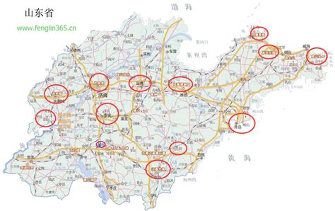 山东市区分布图图片