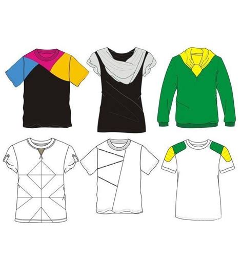 短袖T恤设计-男装设计-CFW服装设计