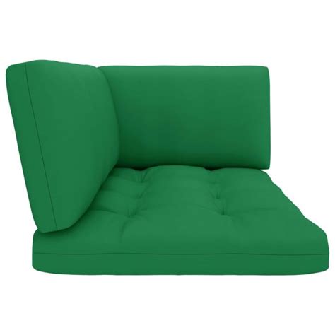 Blazine za kavč iz palet 3 kosi zelene