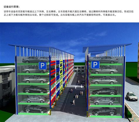 立体停车场效果图图片