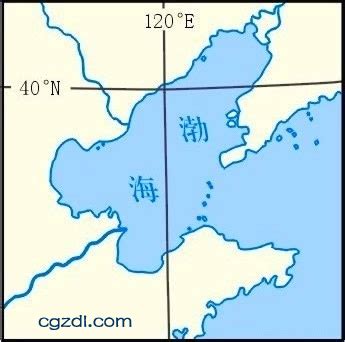渤海地图图片