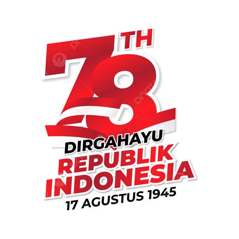 Gambar Hut Ri 78th Happy Republik Indonesia 17 Agustus 2023 Vektor, Tapi Ri 78, 17 Agustus 2023 ...