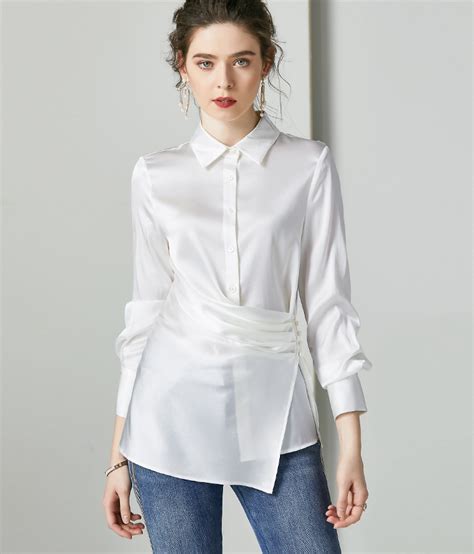 时尚白领职业装女衬衣款WY-61916-工作服款式分类-深圳贵格服饰