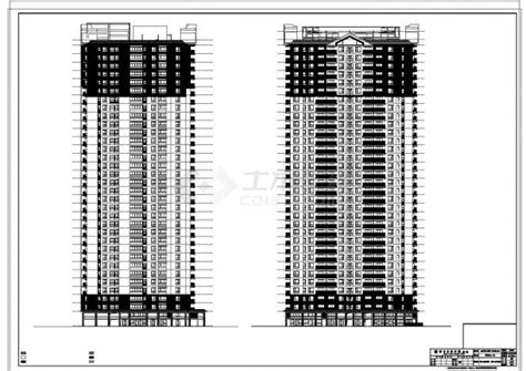 高层框架结构居民住宅楼CAD节点详图_节点详图_土木网