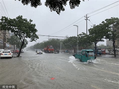 “苗柏”登陆深圳带来大暴雨 致多处被淹