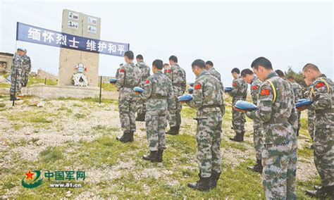 中国赴黎巴嫩维和部队官兵祭奠杜照宇烈士_手机新浪网