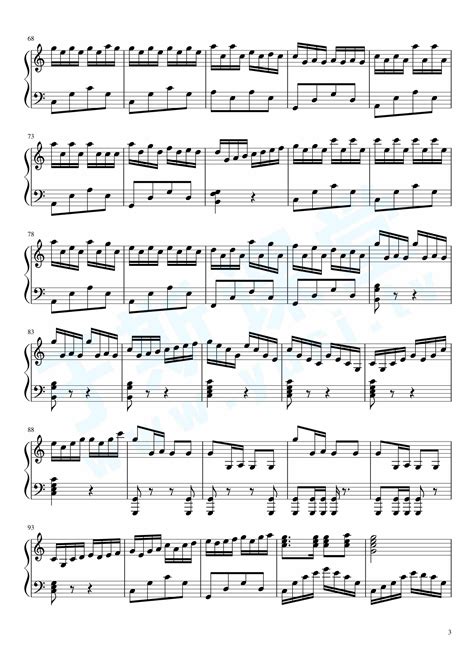 红星闪闪放光彩《改编版》--最新修改 钢琴曲谱，于斯课堂精心出品。于斯曲谱大全，钢琴谱，简谱，五线谱尽在其中。