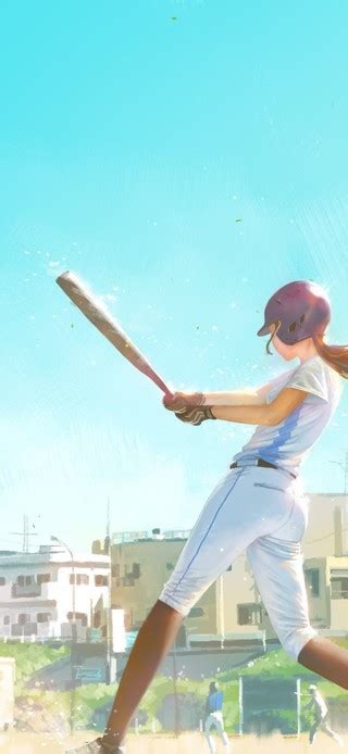 棒球少女(动漫手机动态壁纸) - 动漫手机壁纸下载 - 元气壁纸