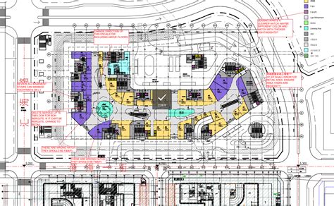某市大型商场设计CAD建筑方案平面图纸_商业街__土木在线