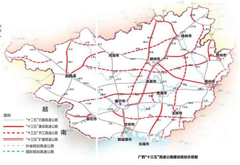 广西标准地图（铁路版）_广西地图库_地图窝