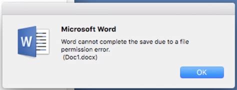 Word File Permission Error on Mac, How to Fix • macReports