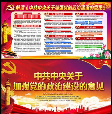 关于加强党的政治建设意见展板图片_展板_编号10221579_红动中国