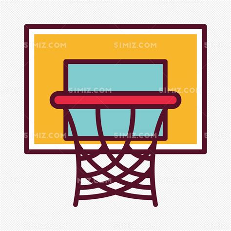 可爱篮球框图标图片素材免费下载 - 觅知网