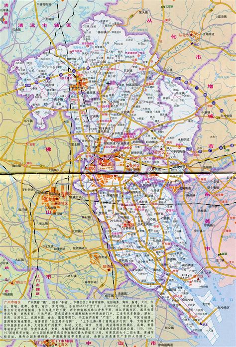 广州市地图高清版最新,广州市版大图,广州市版_大山谷图库
