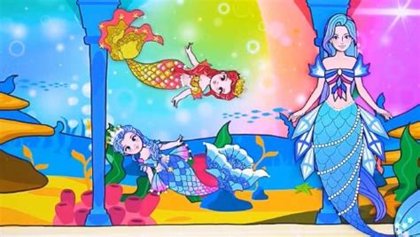 彩虹公主纸玩系列：彩虹公主之美人鱼公主，儿童益智视频_高清1080P在线观看平台_腾讯视频