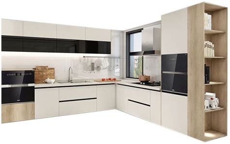 欧派 现代风拉萨尼亚整体定制厨房橱柜_设计素材库免费下载-美间设计