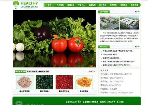 红色的食品网站模板PSD分层素材下载