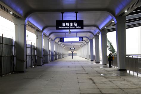 太焦高铁晋城东站站房建设进入冲刺阶段 - 晋城市人民政府