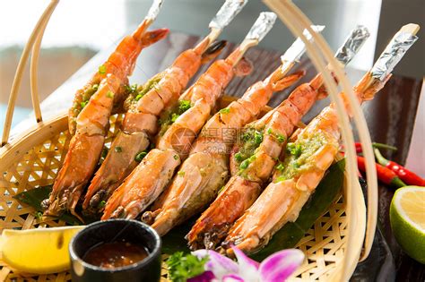 泰国烤青虾高清图片下载-正版图片500757352-摄图网