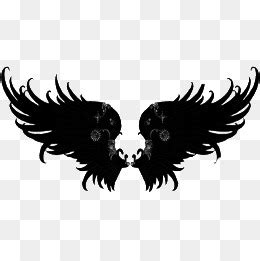 特殊符号翅膀炫酷,翅膀形状的特殊符号,特殊符号一左一右对称_大山谷图库