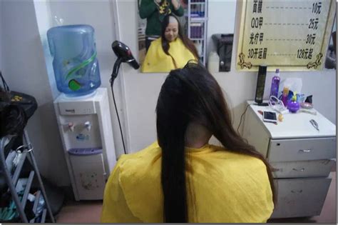 剪下广妹40厘米头发(3) 剪发_中国长发