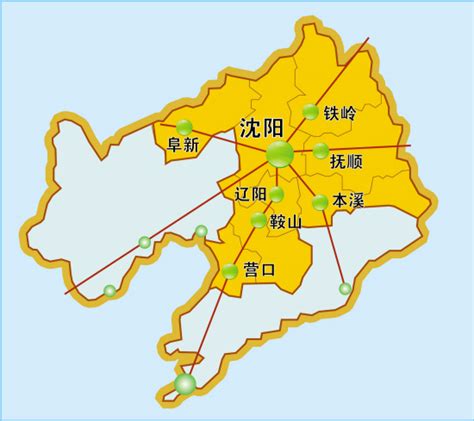 沈阳区域划分地图图片 沈阳区域划分地图图片
