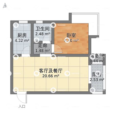 北京市东城区 夏威夷南岸玫瑰花园小区3室2厅2卫 90m²-v2户型图 - 小区户型图 -躺平设计家