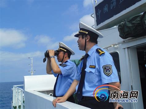 中国海监执法编队对七连屿进行绕岛执法巡查-新闻中心-南海网