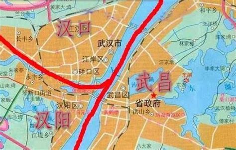 武汉位置地理位置,示意图,三镇_大山谷图库