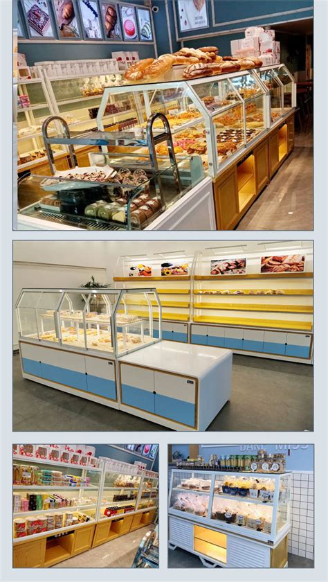面包柜面包展示柜中岛柜蛋糕模型烘焙店糕点边柜展示架展柜货架-阿里巴巴