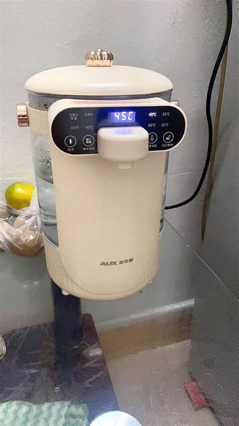 奥克斯电水壶怎么样 奥克斯恒温热水壶家用玻璃电热水瓶超级好用_什么值得买
