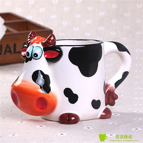 3D猫耳朵陶瓷马克杯 可爱猫咪咖啡杯牛奶杯子 家居水杯-阿里巴巴