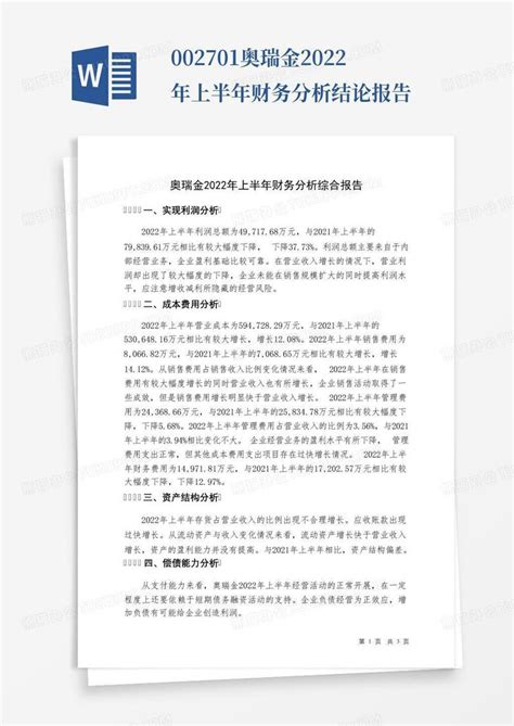 审计局财政财务报告PPT模板下载_红动中国