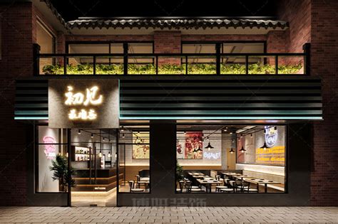 餐饮加盟店设计|空间|家装设计|Knox_Xie_原创作品-站酷ZCOOL