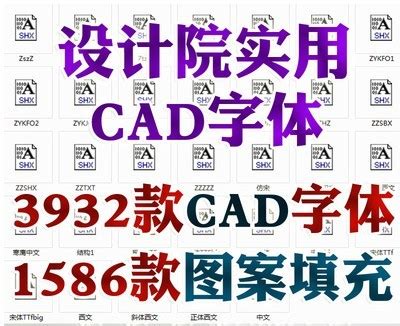 cad字体库下载,cad字体安装,cad字体放在哪,cad字体乱码怎么解决 - 周站长CAD