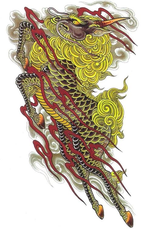 麒麟纹身：含义寓意、禁忌和讲究、手稿推荐 - 广州纹彩刺青