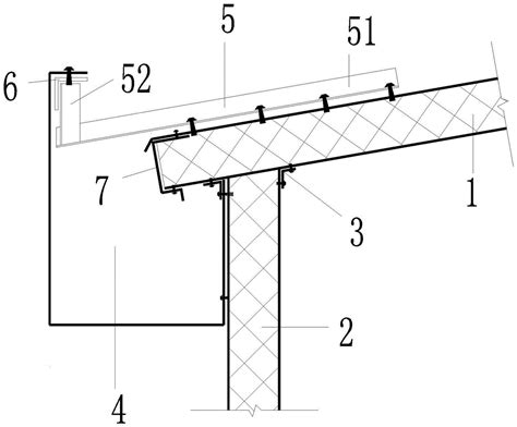 挑檐板、预埋件及内天沟施工CAD节点详图_节点详图_土木网